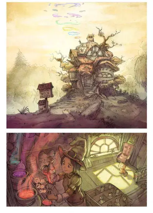 Pepper and Carrot Episode 2-Rainbow Potions