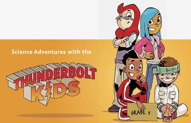 Thunderbolt Kids Science Comic Books Grade 5